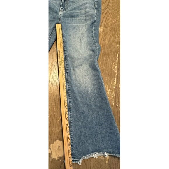 American Eagle Outfitters Blue Flare Wide Leg Jeans - Picture 5 of 6